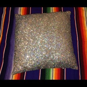 Victoria’s Secret Pink snow leopard sequin pillow